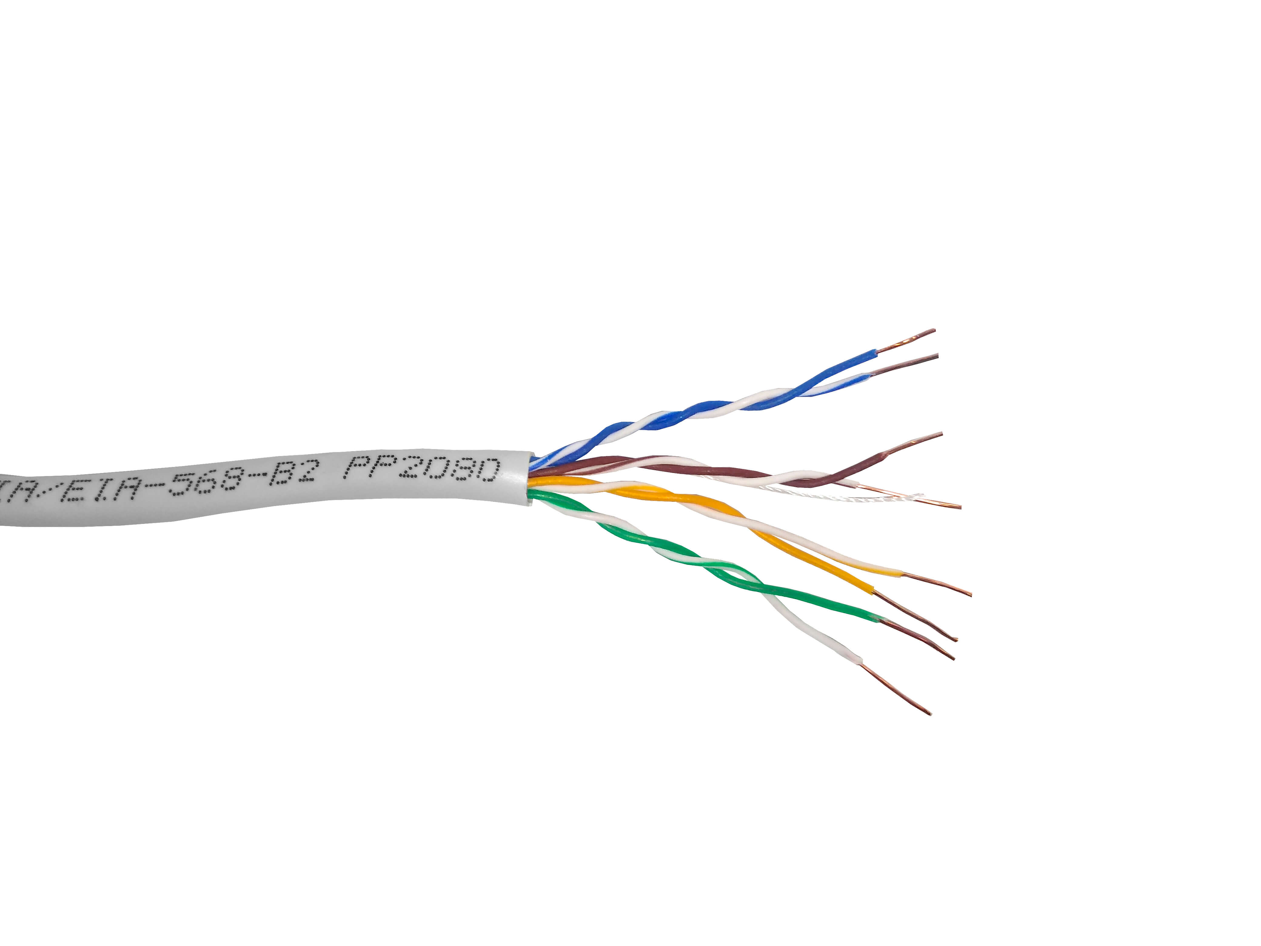 

Витая пара UTP кат.5e, 4 пары, CU, 305м., внутренний, одножильный, PVC, серый, NETKO (N.UTP-67667.05E.2B)