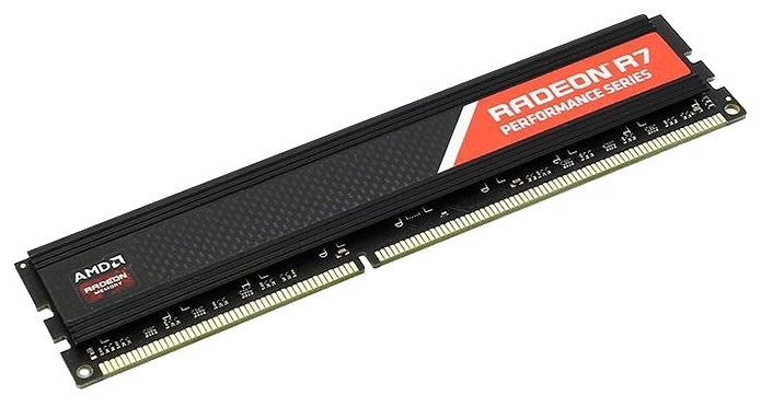 Память DDR4 DIMM 4Gb, 2400MHz, CL15, 1.2V AMD (R744G2400U1S)