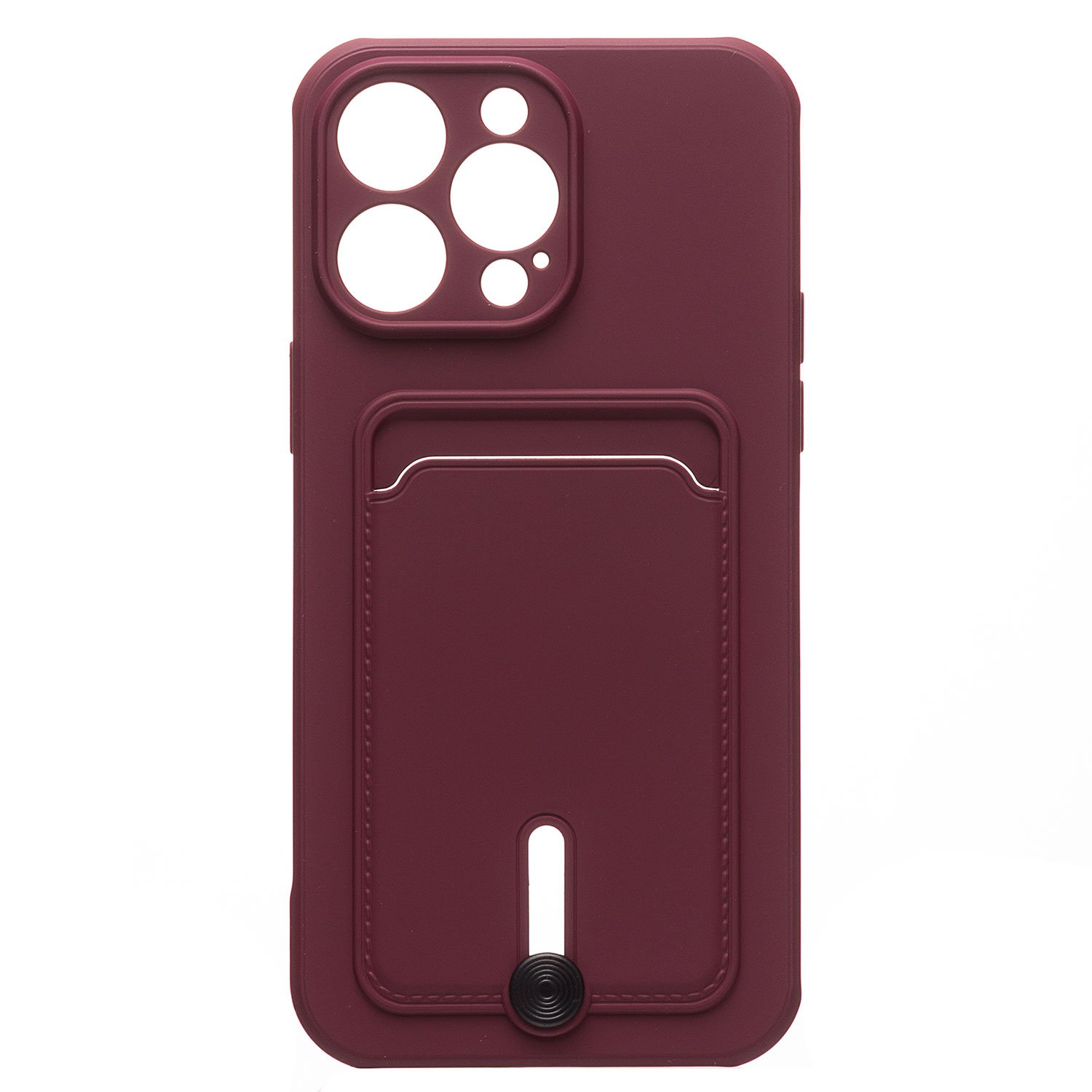

Чехол-накладка SC304 для смартфона Apple iPhone 14 Pro Max, бордовый (214579)