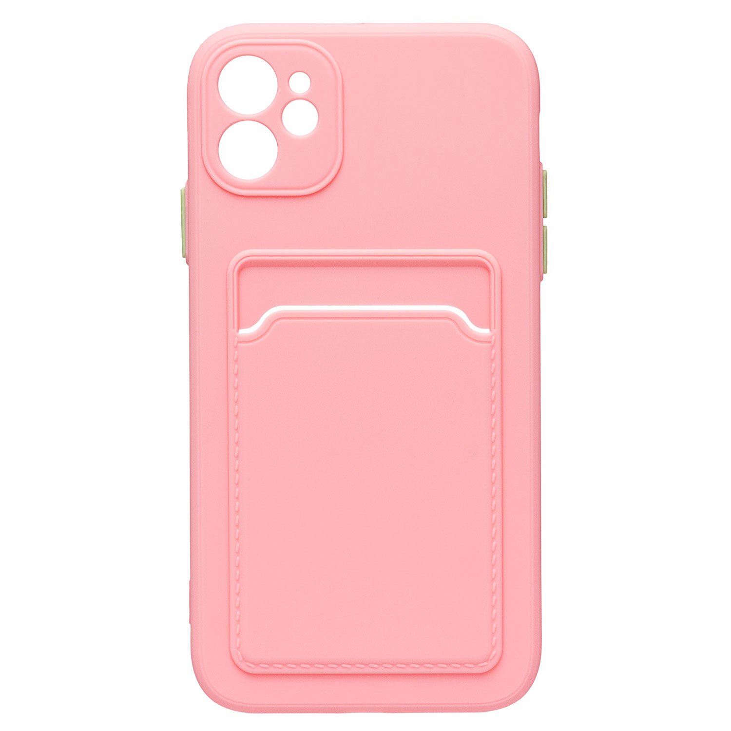 

Чехол-накладка SC315 с картхолдером для смартфона Apple iPhone 11, розовый (215824)