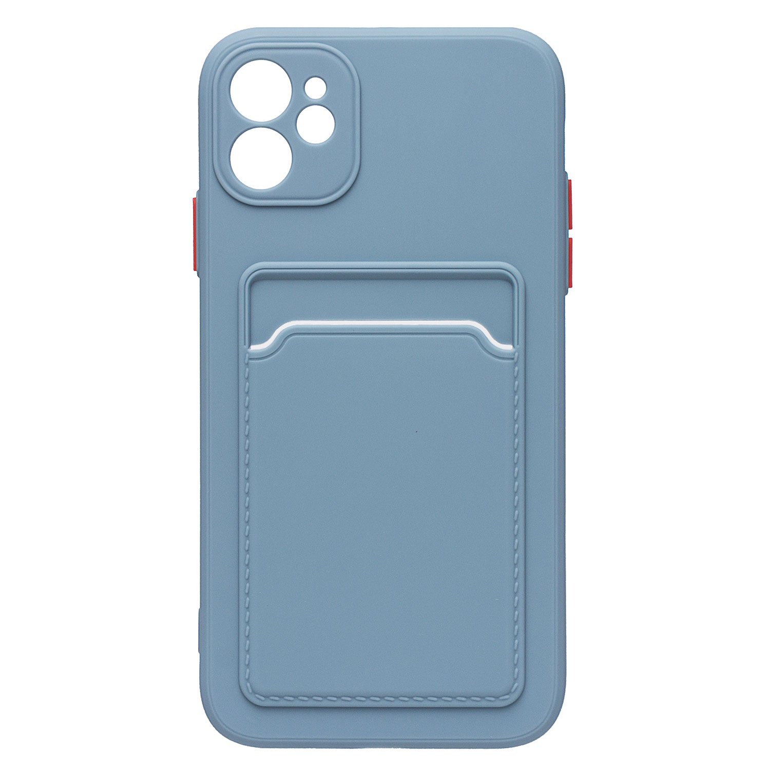 

Чехол-накладка SC315 с картхолдером для смартфона Apple iPhone 11, серый (215825)