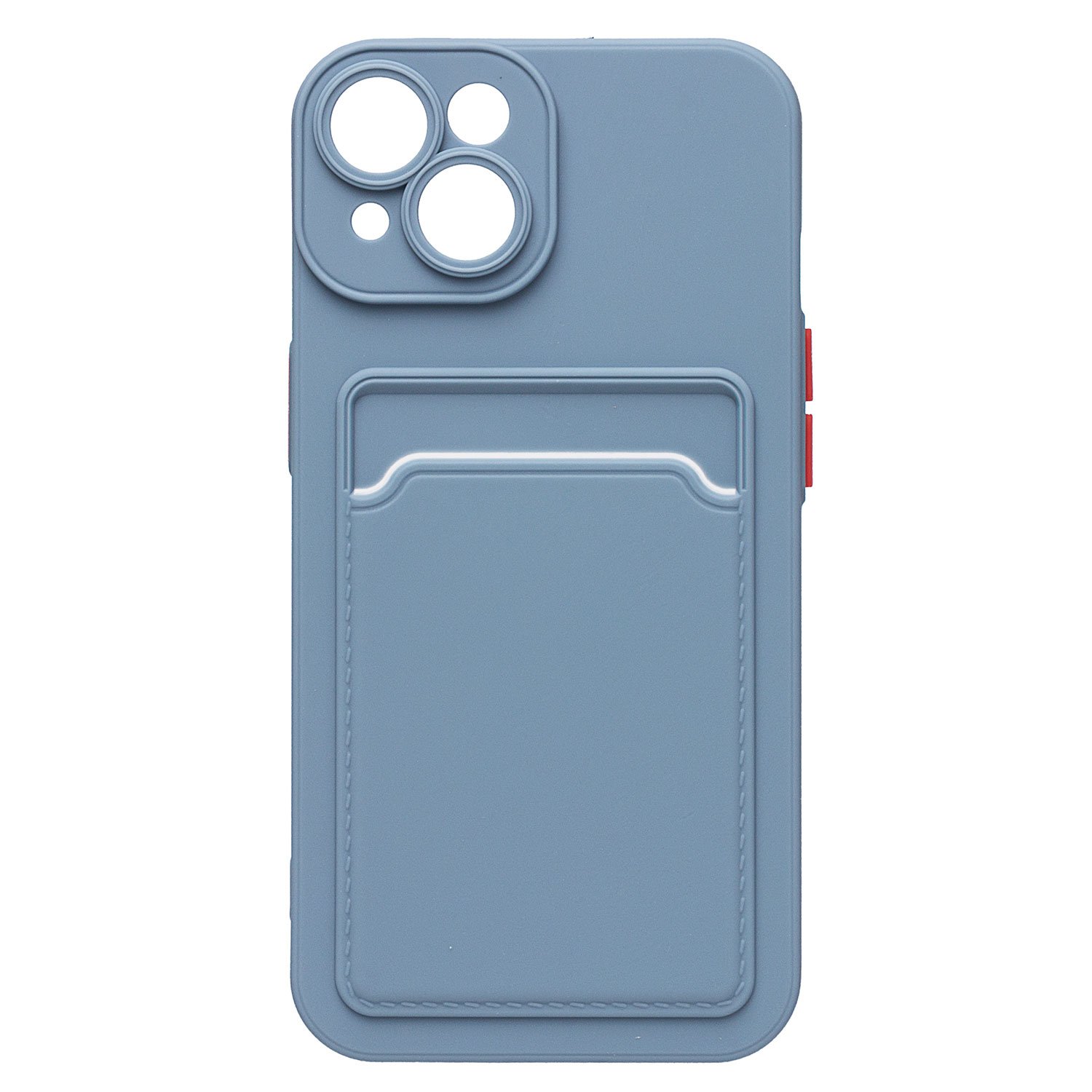 

Чехол-накладка SC315 с картхолдером для смартфона Apple iPhone 14, серый (215827)