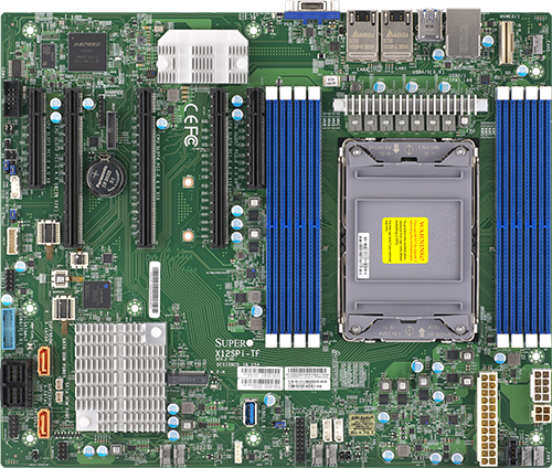 

Материнская плата Supermicro X12SPI-TF, 1xSocket4189, iC621A, 8xDDR4, 2PCI-Ex16, 3PCI-Ex8, 1xM.2-PCI-E/SATA, 10SATA3 RAID 0/1/5/10, 2x10GLAN, IPMI, 4xUSB 2.0, VGA, ATX, Retail (MBD-X12SPI-TF-O), X12SPI-TF