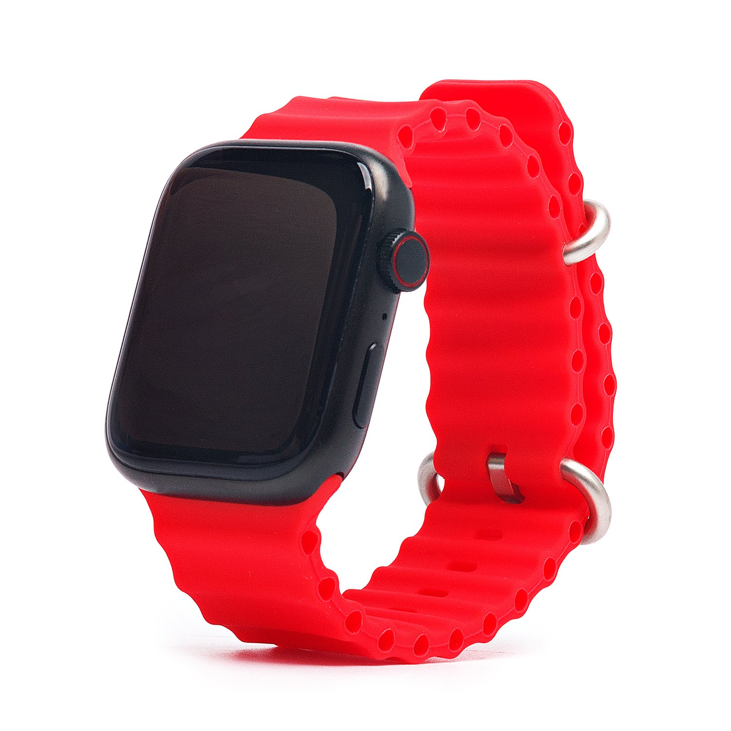 

Ремешок ApW26 Ocean Band для Apple Watch, 42-49 мм, силикон, красный (217828), 0