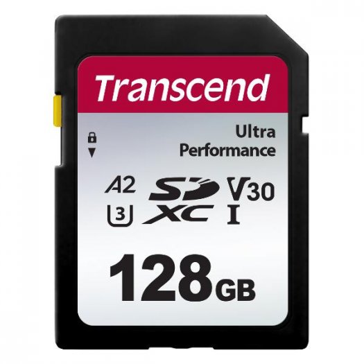 Карта памяти 128Gb SDXC Transcend 340S Class 10 UHS-I U3 V30 A2 (TS128GSDC340S)