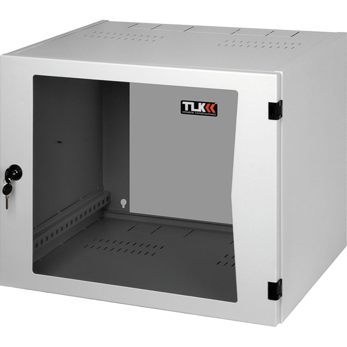 Шкаф настенный 9U 540x520, стекло, серый, TWP-095452-G-GY, TLK, PRACTICAL Шкаф настенный 9U 540x520, стекло, серый, TWP-095452-G-GY, TLK, PRACTICAL б/у, с внутреннего использования, следы эксплуатации, комплект: дверца, ключи