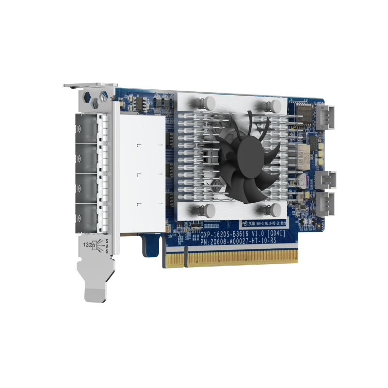 

Адаптер HBA QNAP QXP-1620S-B3616W, SAS 12G, 4-port (miniSAS HD), PCI-Ex16, SGL (QXP-1620S-B3616W), QXP-1620S-B3616W