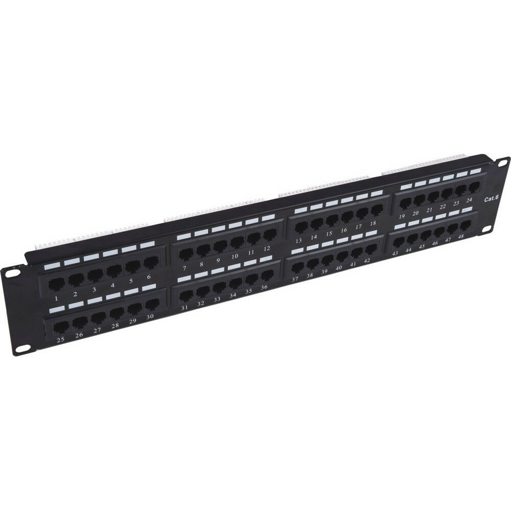 

Патч-панель в шкаф 19" 2U, порты: 48 x RJ-45 кат. 5e, черный, NM-PP-2U48P-UC5E-D-108-BK, Neomax (NM-PP-2U48P-UC5E-D-108-BK), NM-PP-2U48P-UC5E-D-108-BK