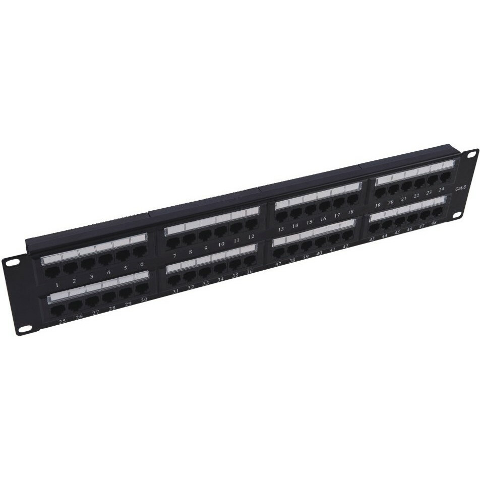 

Патч-панель в шкаф 19" 2U, порты: 48 x RJ-45 кат. 5e, черный, NM-PP-2U48P-UC5E-DB-109-BK, Neomax (NM-PP-2U48P-UC5E-DB-109-BK), NM-PP-2U48P-UC5E-DB-109-BK