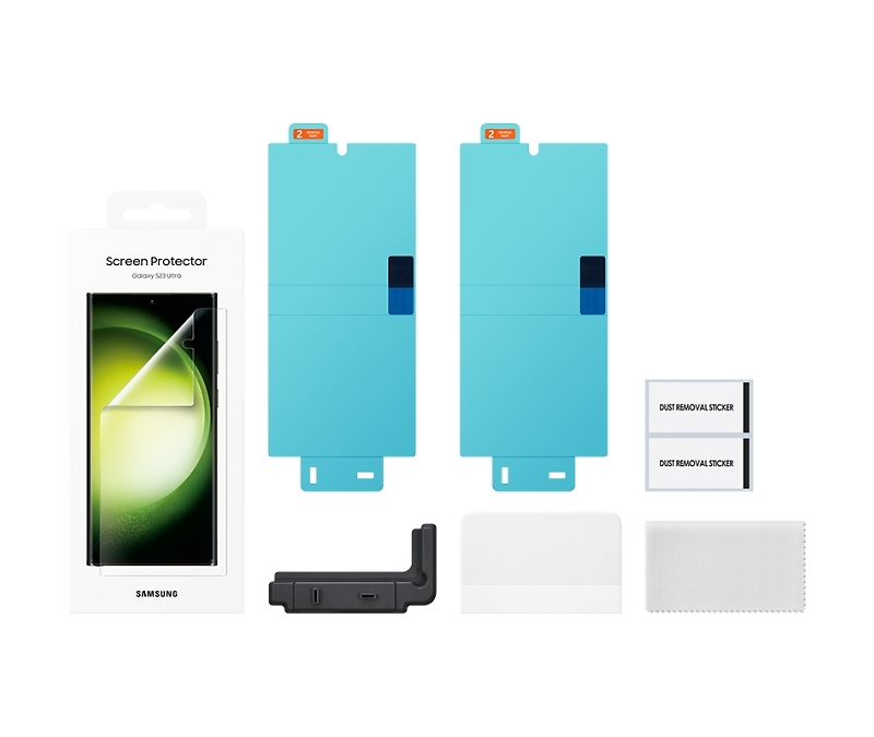 

Защитная пленка Samsung для экрана смартфона Samsung Galaxy S23 Ultra, глянцевое, 2 шт. (EF-US918CTEGRU)