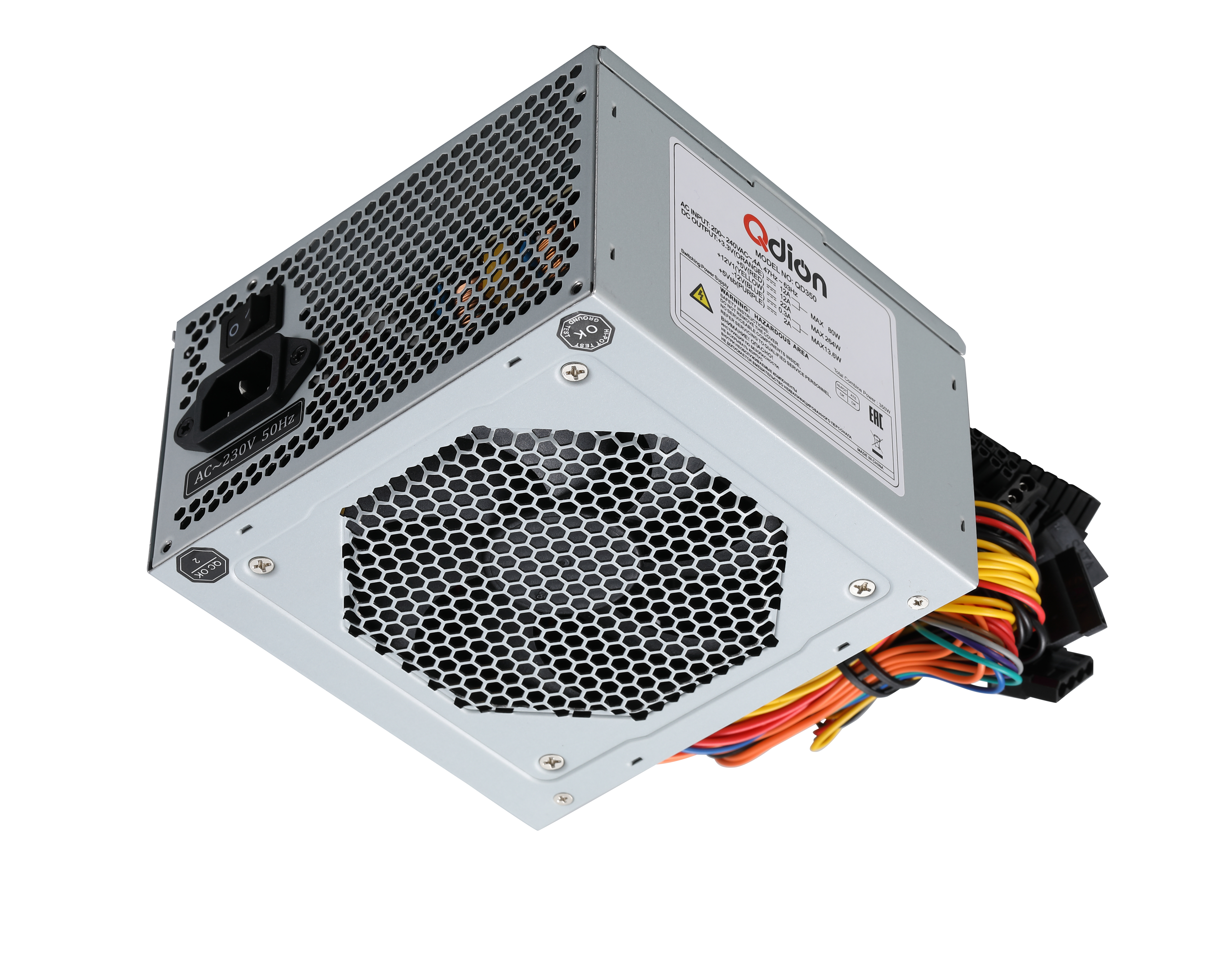 

Блок питания 350 Вт ATX Qdion QD350, 120 мм, Bulk (OEM), QD350