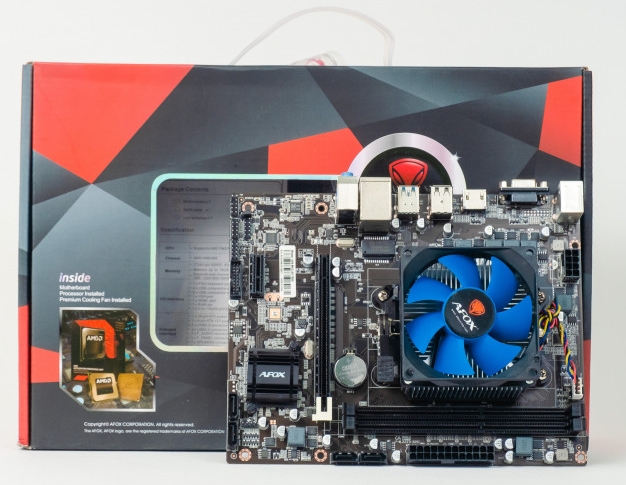 Материнская плата AFOX A88-MA2-A8-7600, SocketFM2+, AMD A8-7600, AMD A88, 2xDDR3, PCI-Ex16, 4SATA2, 5.1-ch, 4 USB 3.0, VGA, HDMI, mATX, Retail, отказ от покупки, полный комплект
