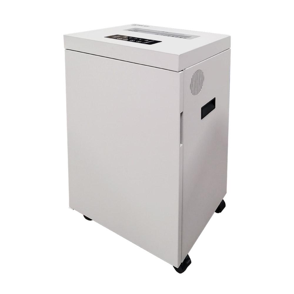 

Шредер Office Kit S535 (3,8x40), секретность 3/P-4, 360 см/мин., перекрестный - 3.8 мм x 4 см, объем 50 л, кол-во листов до 35 шт., скрепки, скобы, карты, CD, белый (OK3840S535), S535 (3,8x40)