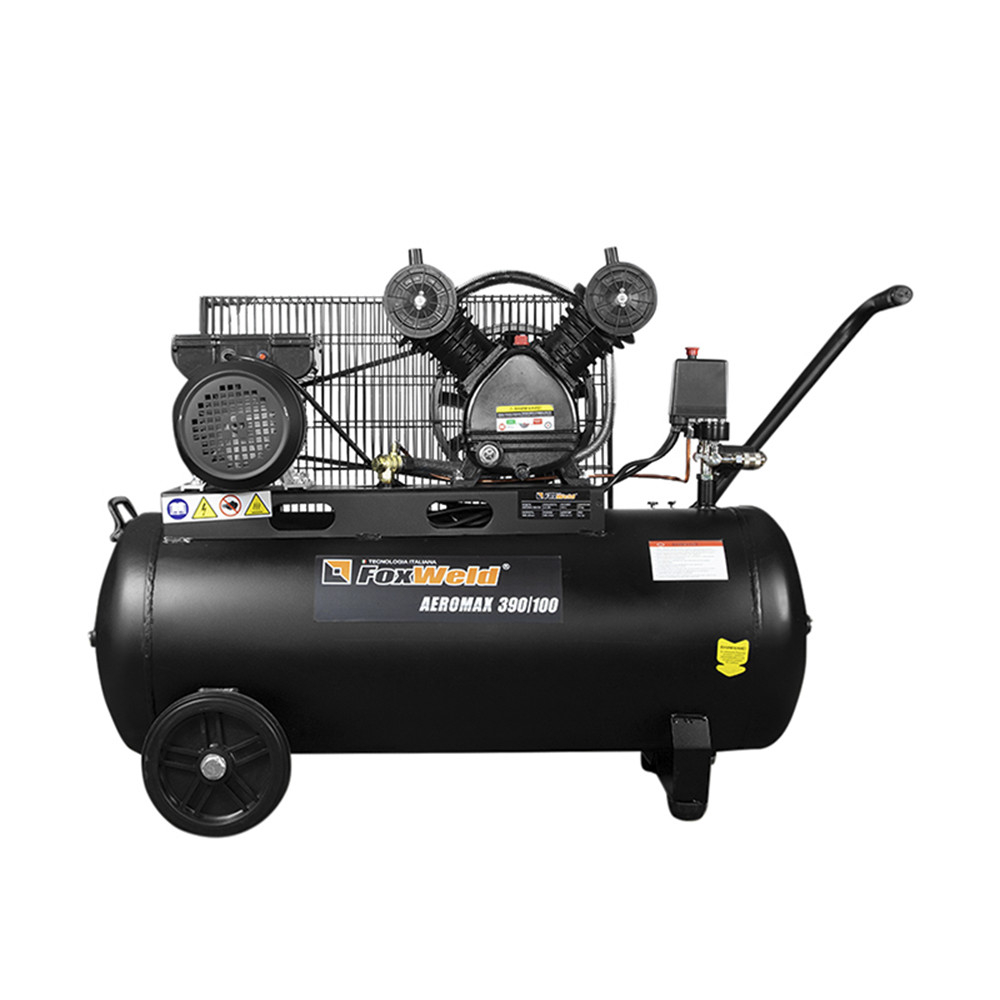 Компрессор воздушный Foxweld AEROMAX 390/100, 100 л, 390л/мин
