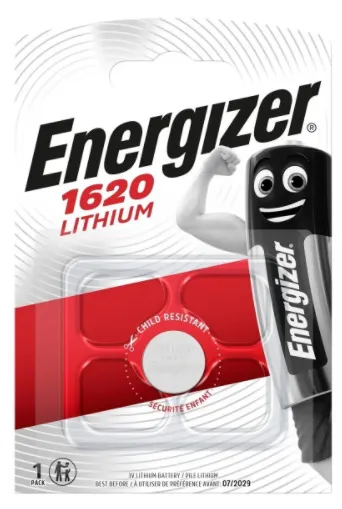 

Батарея Energizer CR1620, 3V, 1 шт. (E300844002)