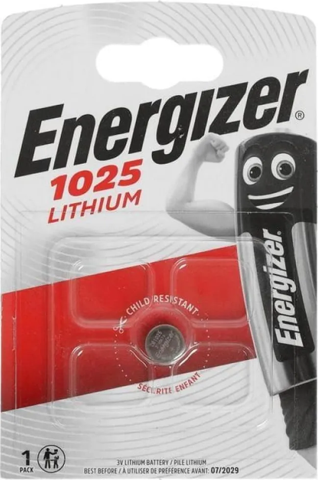 

Батарея Energizer CR1025, 3V, 1 шт. (E300843702)