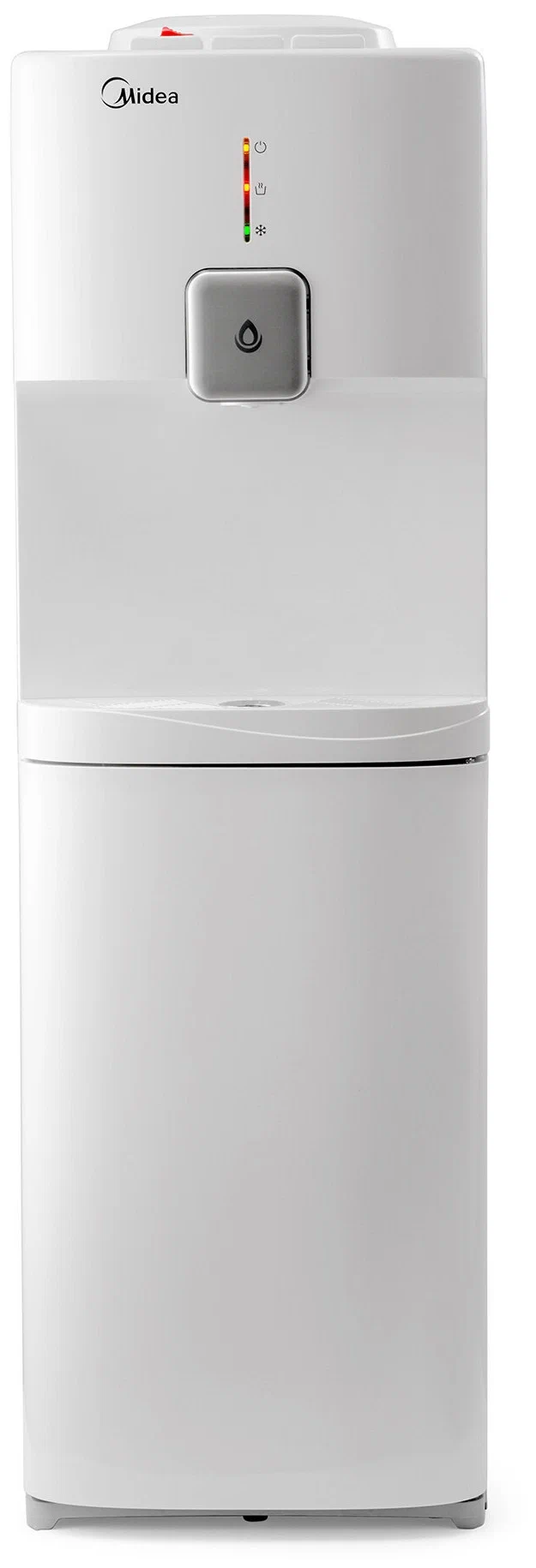 

Кулер напольный MIDEA YL1662S, нагрев 650 Вт 6 л/ч 87°C / охлаждение 80 Вт 2 л/ч 10°C, защита от детей, белый (7370), YL1662S