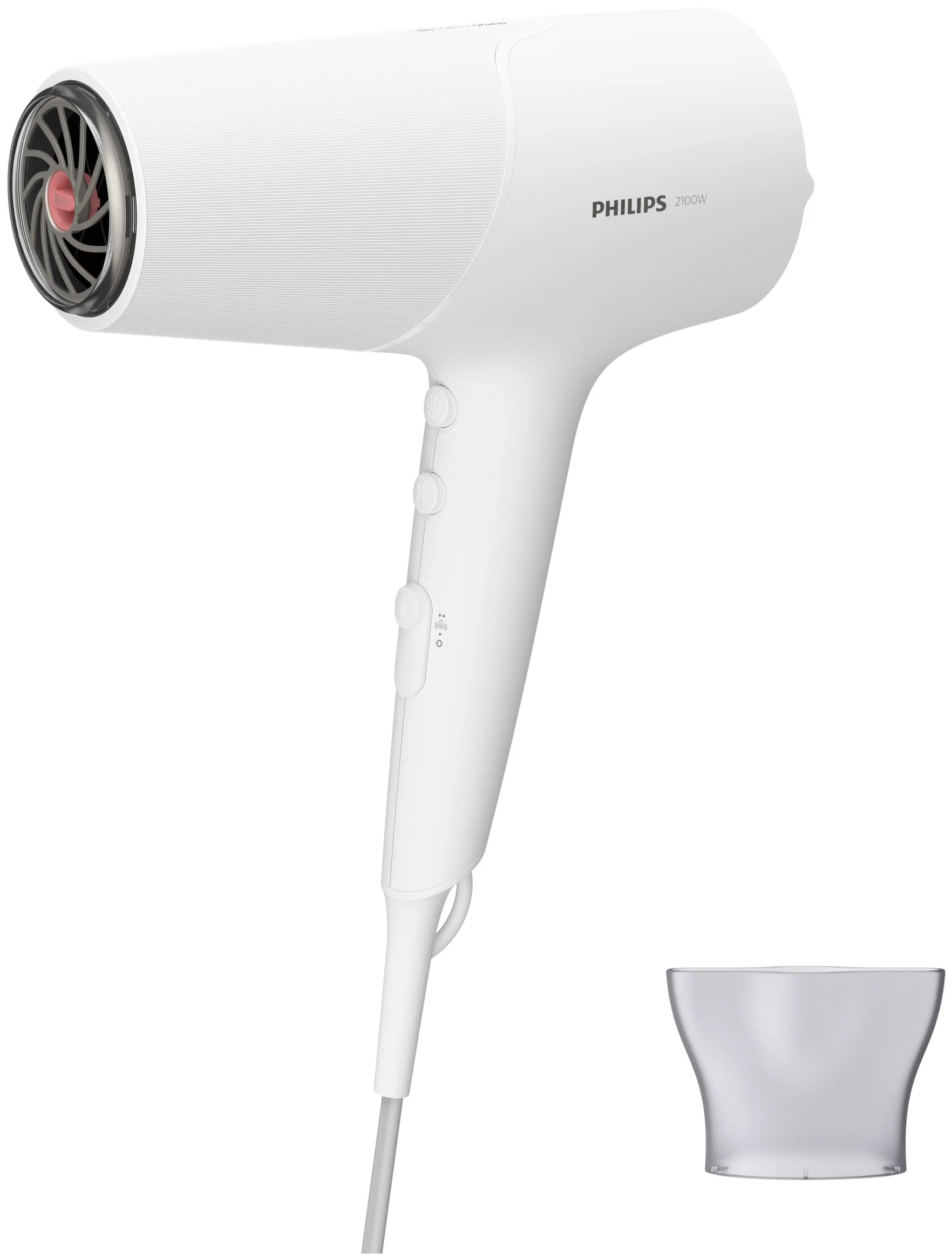 

Фен Philips 5000 Series BHD500/00 2.1 кВт, режимов: 3, ионизация, белый (BHD500/00), BHD500/00