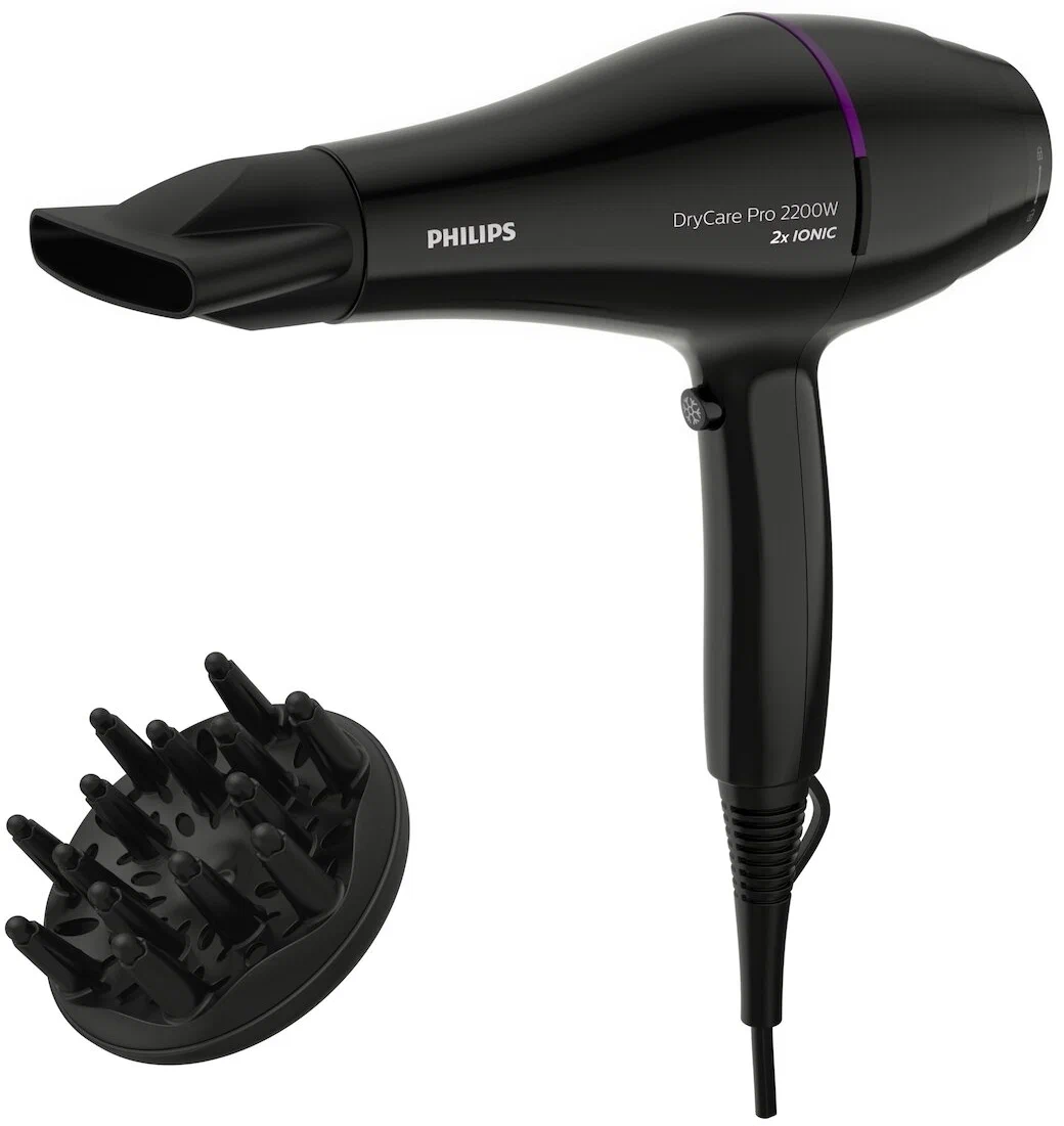 Фен Philips BHD274/00 2.2 кВт, режимов: 2, насадок: 2