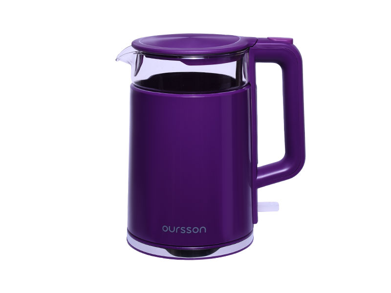 

Чайник Oursson EK1732W 1.7л. 2.2 кВт, пластик/стекло, фиолетовый (EK1732W / SP ), EK1732W