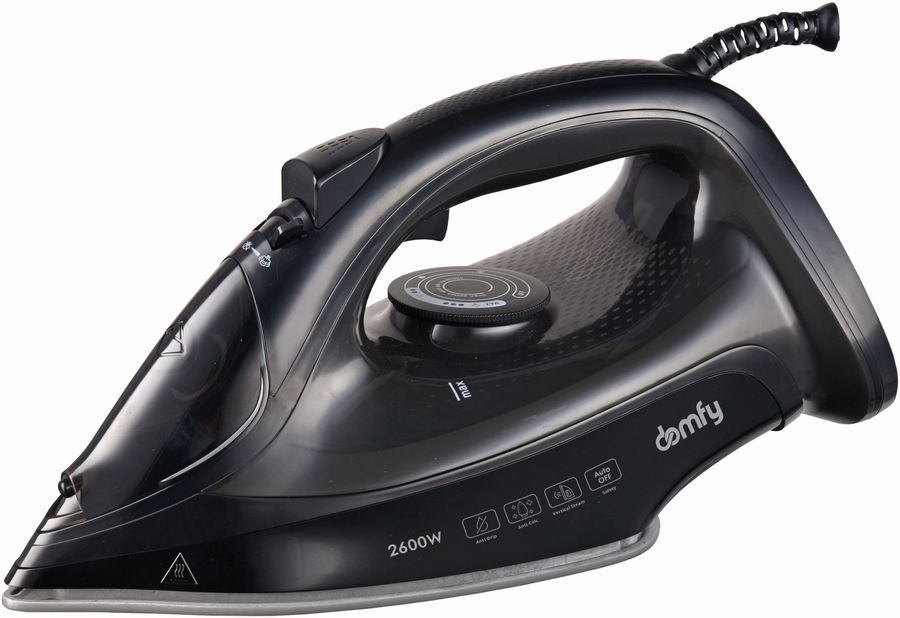 

Утюг Domfy DSB-EI603 2.6 кВт, 2 м, черный, DSB-EI603