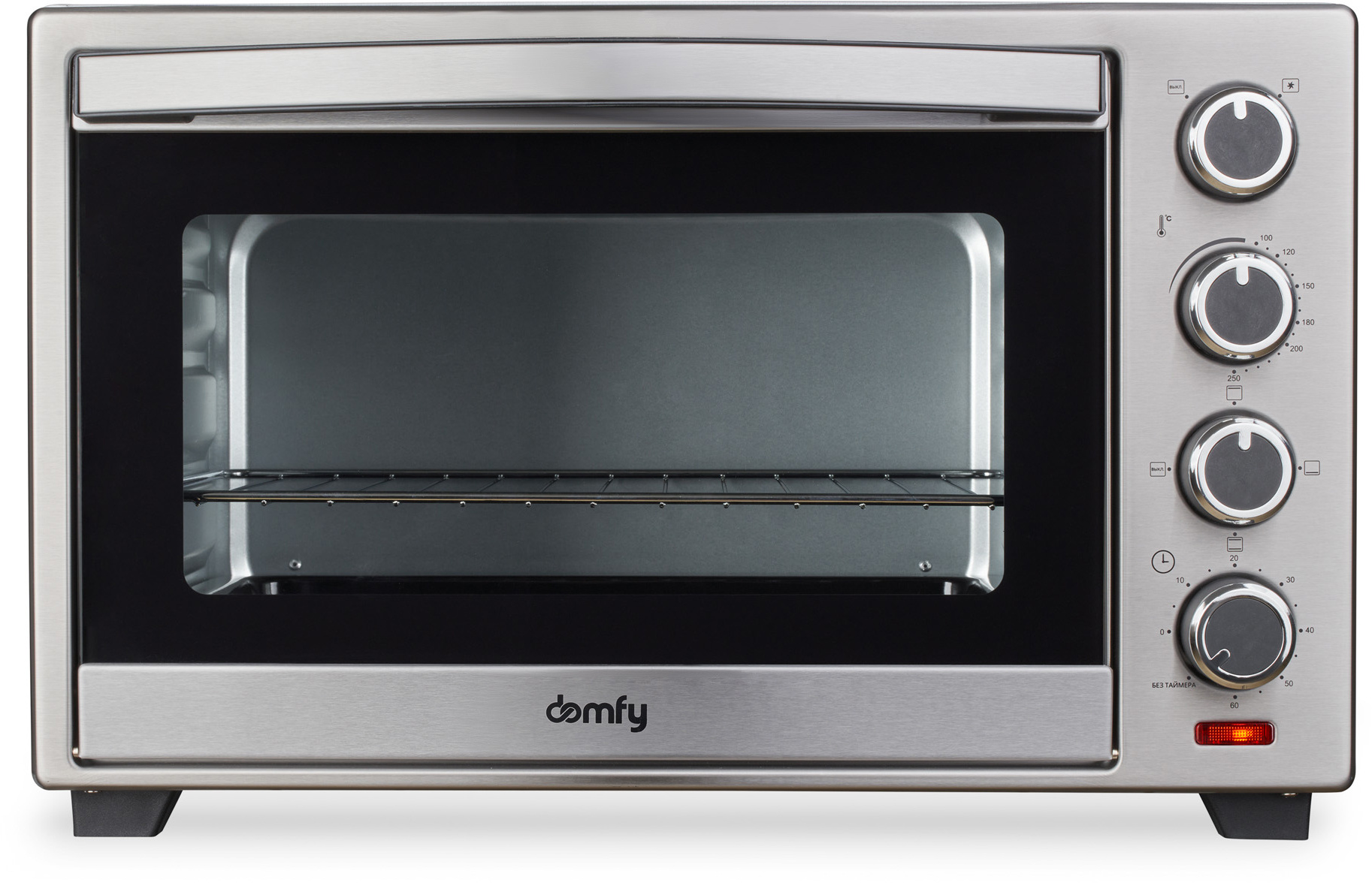 

Мини-печь Domfy DSS-EO301 1.6 кВт, серебристый, DSS-EO301