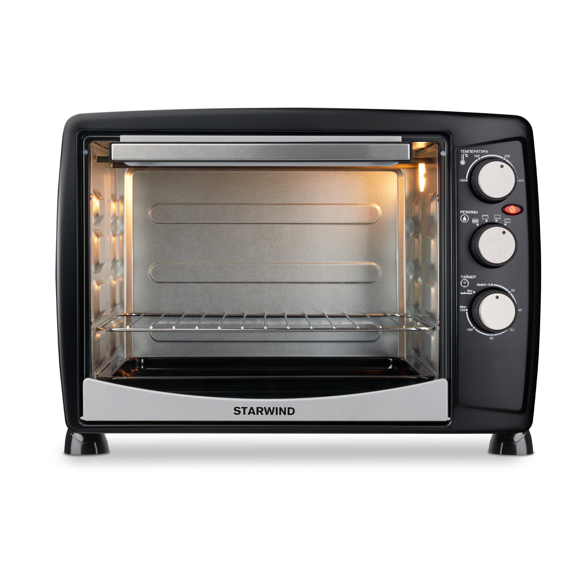

Мини-печь STARWIND SMO2046 1.5 кВт, черный, SMO2046