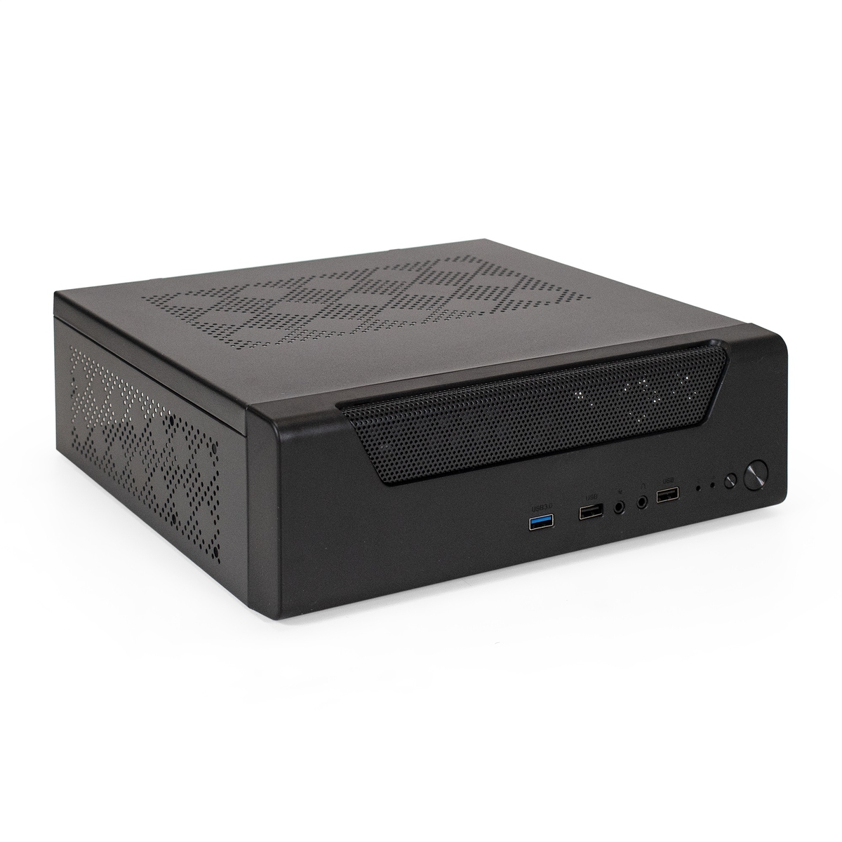 Корпус ExeGate FL-102, Mini-ITX, Slim-Desktop, USB 3.0, черный, без БП (EX294018RUS)