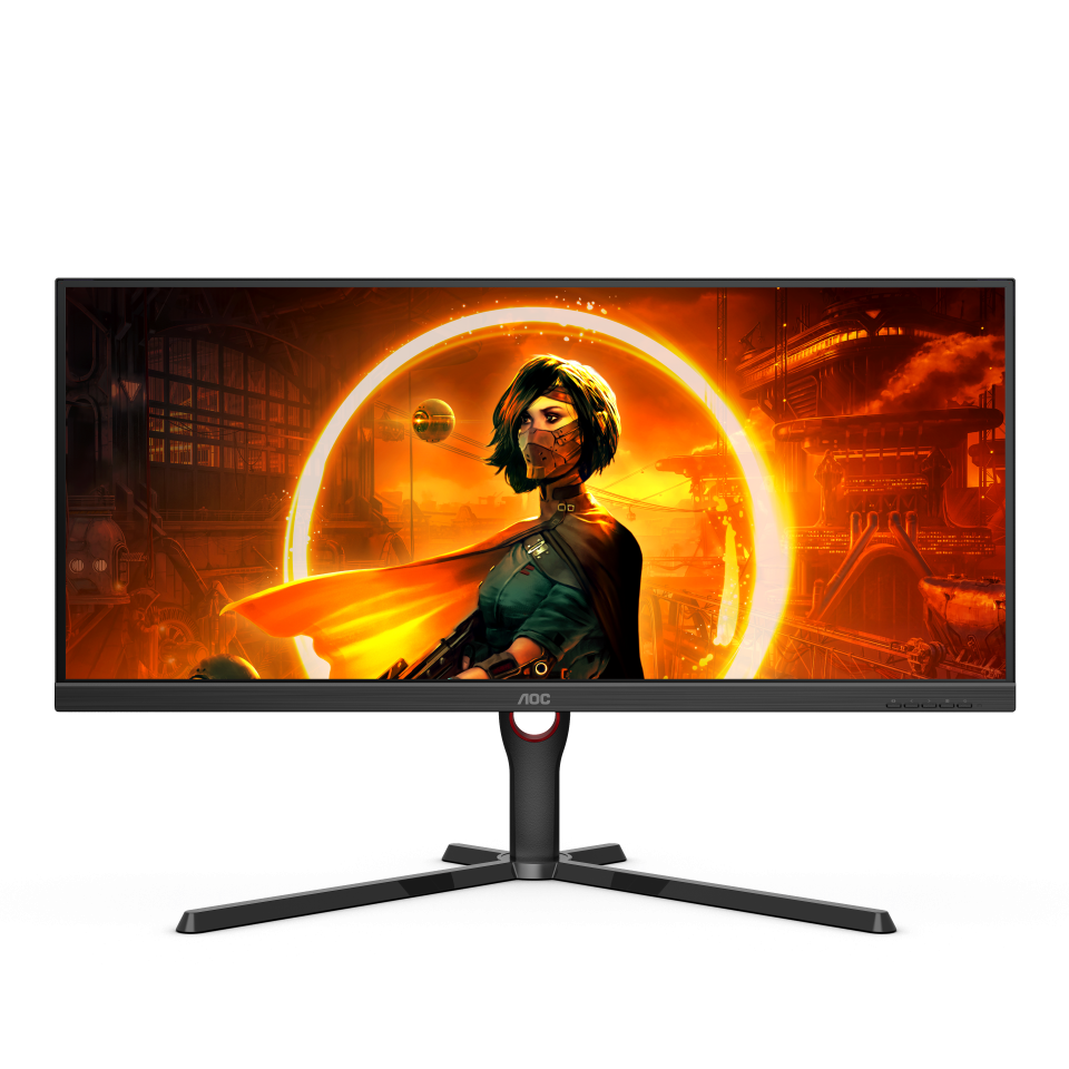 

Монитор 34" AOC Gaming U34G3XM/EU VA, 3440x1440 (21:9), 300кд/м2, 144 Гц, 1 мс, 178°/178°, FreeSync Premium, HDMI, DisplayPort, черный (U34G3XM/EU), U34G3XM/EU