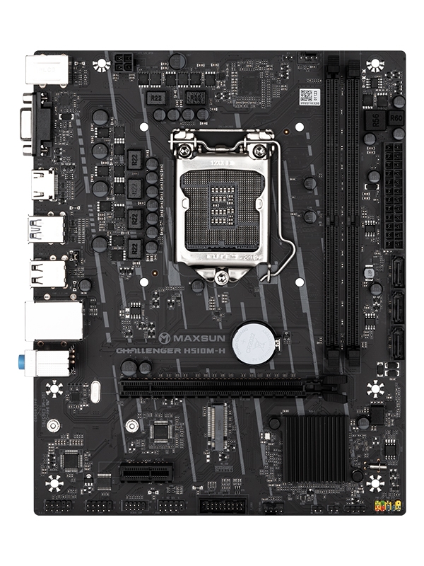 Материнская плата MaxSun Challenger H510M-H, Socket1200, Intel H510, mATX