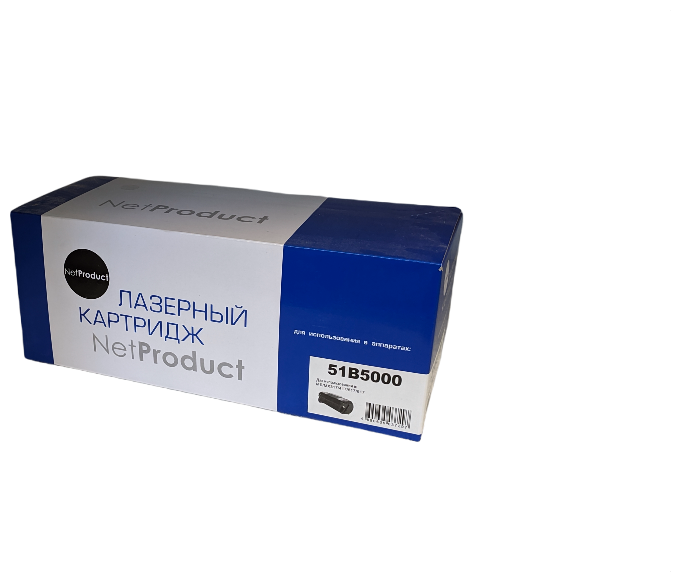 

Картридж лазерный NetProduct N-51B5000 (51B5000/51B00A0), черный, 2500 страниц, совместимый для Lexmark MS/MX317/417/517/617