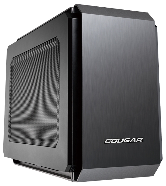 Корпус COUGAR QBX , mini-ITX, Mini-Tower, 2xUSB 3.0, черный, Без БП