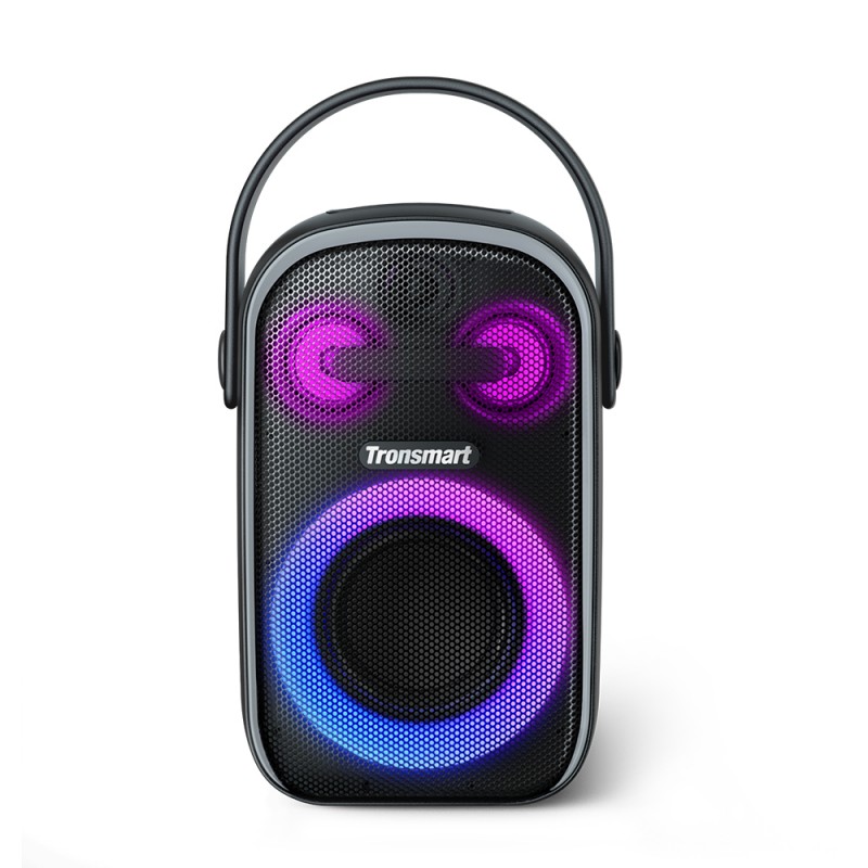 

Портативная акустика Tronsmart Halo 100, 60 Вт, AUX, USB, microSD, Bluetooth, подсветка, черный (862339), Halo 100