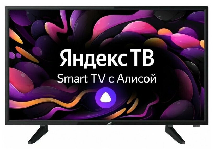 

Телевизор 24" Leff 24H520T, 1366x768, DVB-T /T2 /C, HDMIx2, USBx2, WiFi, Smart TV, черный (24H520T), 24H520T