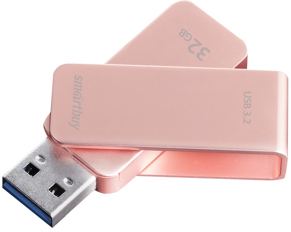 

Флешка 32Gb USB 3.2 SmartBuy M1, розовый (SB032GM1A)