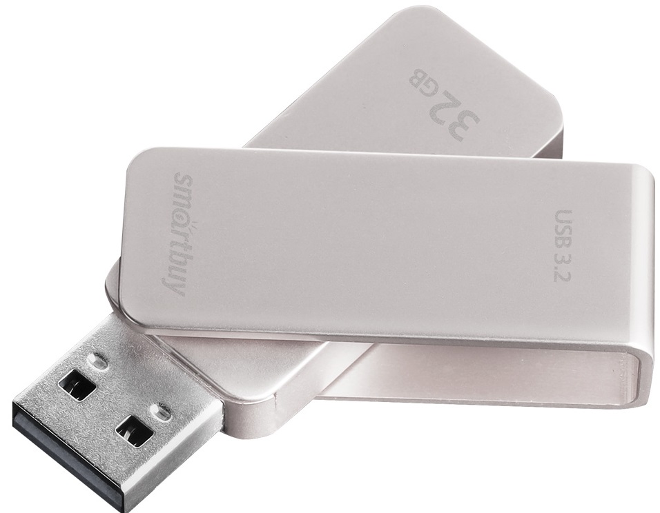 

Флешка 32Gb USB 3.2 SmartBuy M1, серый (SB032GM1G)