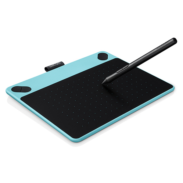 Графический планшет Wacom Intuos Comic Pen&Touch Small, голубой (CTH490CBN)