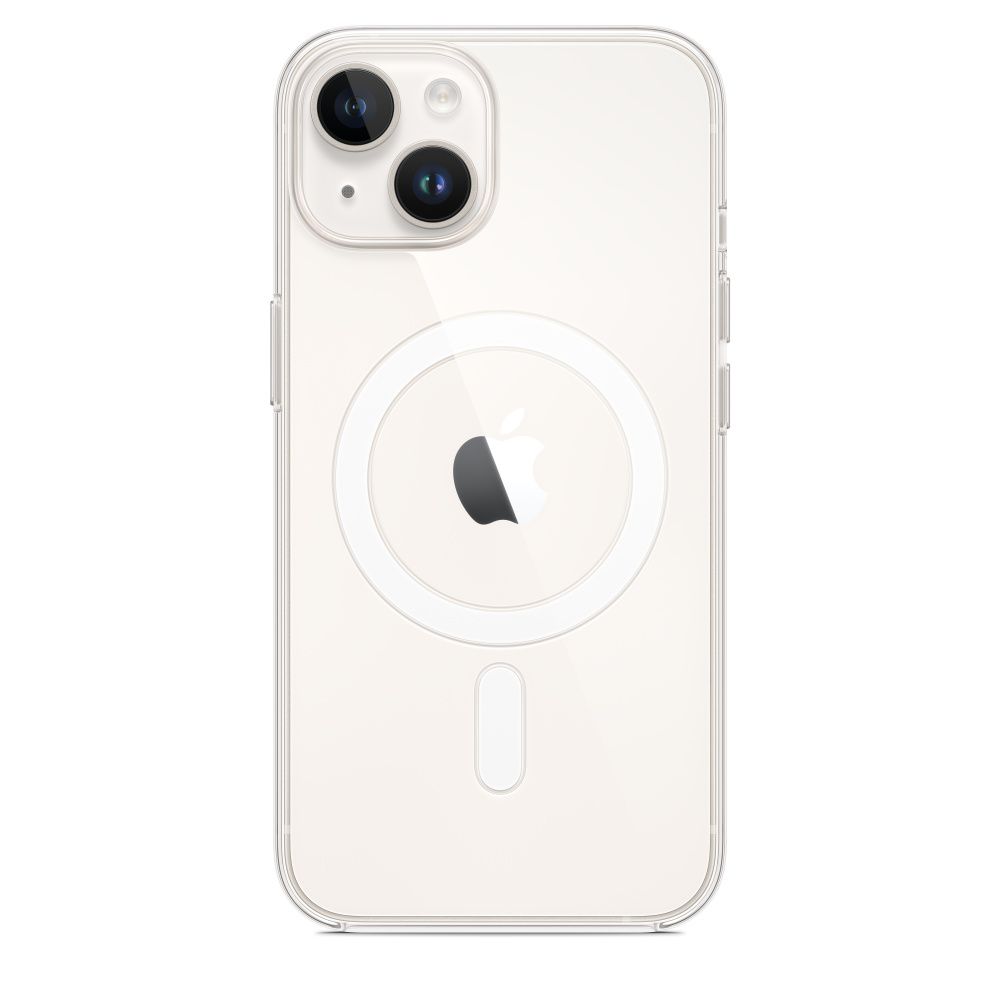 

Чехол-накладка Apple Clear Case MagSafe для смартфона Apple iPhone 14, прозрачный (MPU13ZM/A)