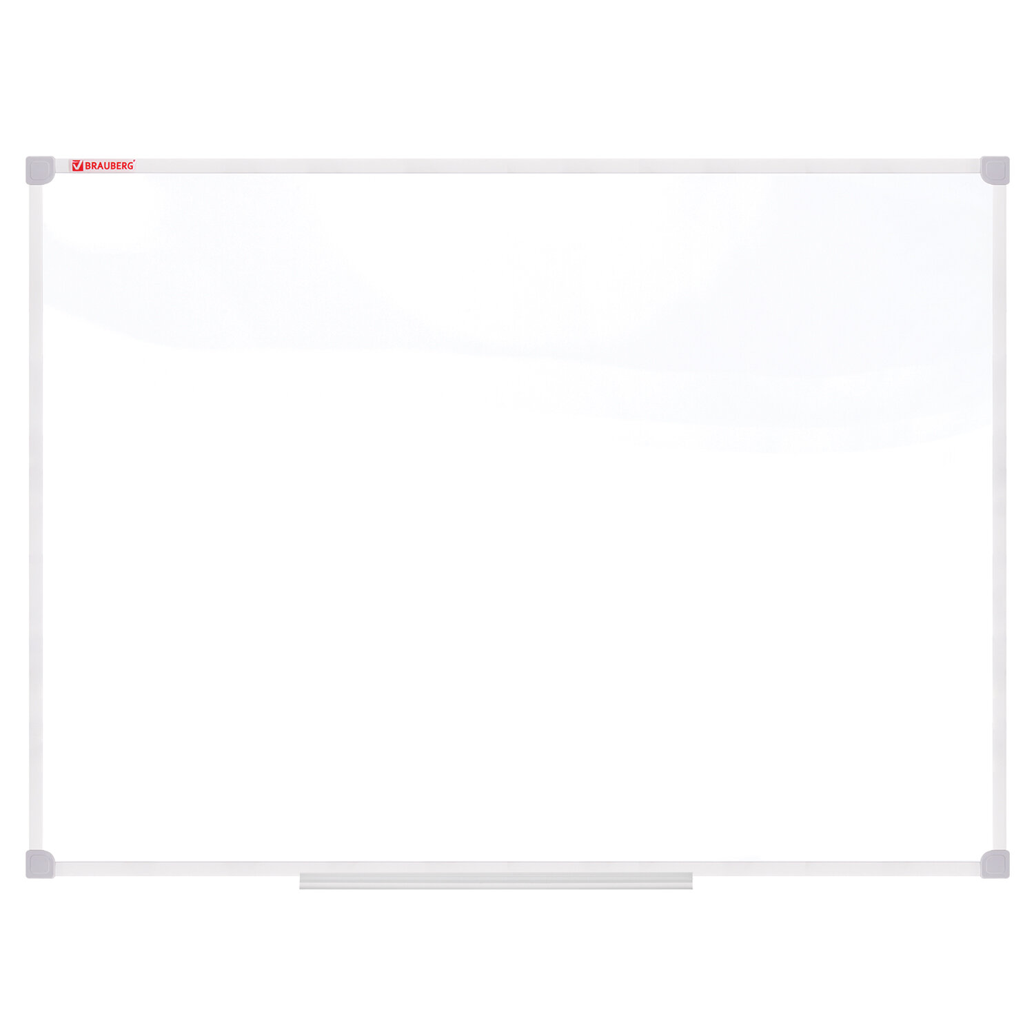 Демонстрационная доска Brauberg Стандарт магнитно-маркерная, 50x70см, лак (белый)/пластик (серый) (238186)