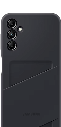 

Чехол-накладка Samsung Card Slot Сase для смартфона Samsung Galaxy A14, термополиуретан, лайм (EF-OA146TBEGRU), Черный