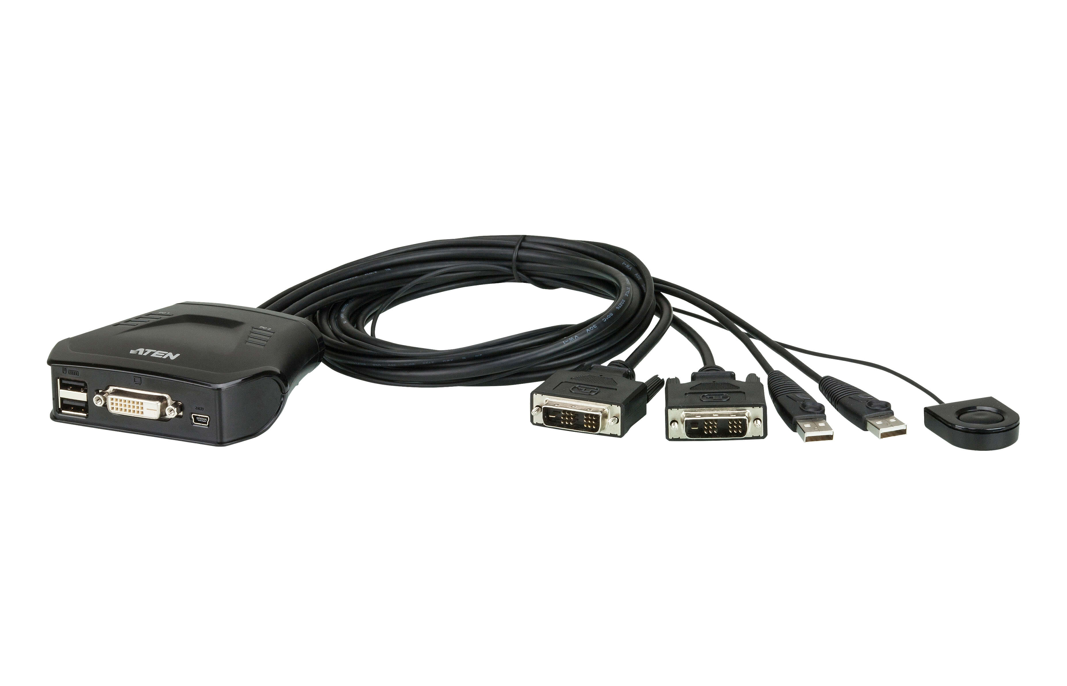 Переключатель KVM (КВМ) ATEN CS22D, 2-ПК