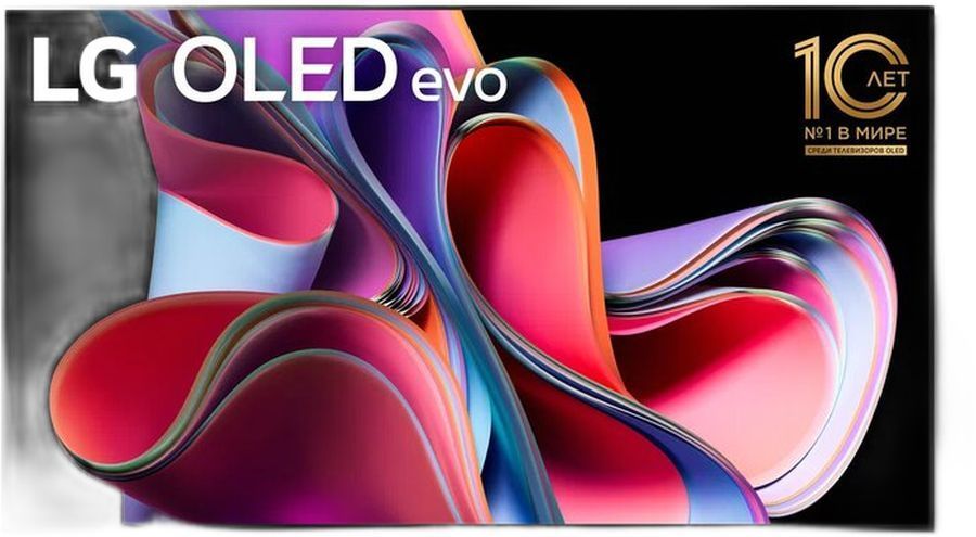 Телевизор 55" LG OLED55G3RLA, 3840x2160, серый