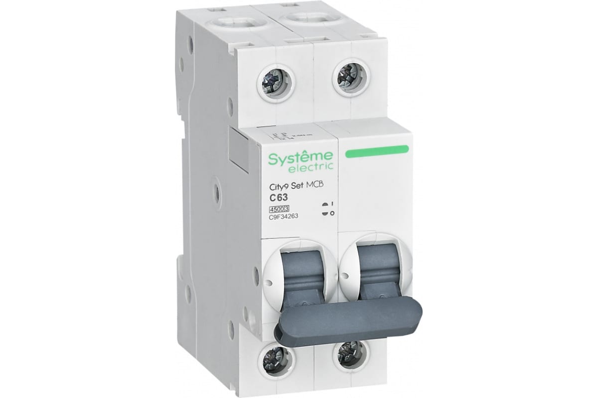 Выключатель автоматический Systeme Electric City9 Set C9F34263 63А C 4.5кА
