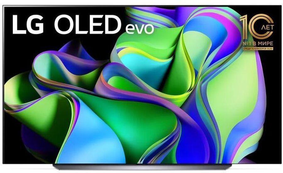 

Телевизор 83" LG OLED83C3RLA, 3840x2160, DVB-T /T2 /C, HDMIx4, USBx3, WiFi, Smart TV, серебро (OLED83C3RLA), OLED83C3RLA