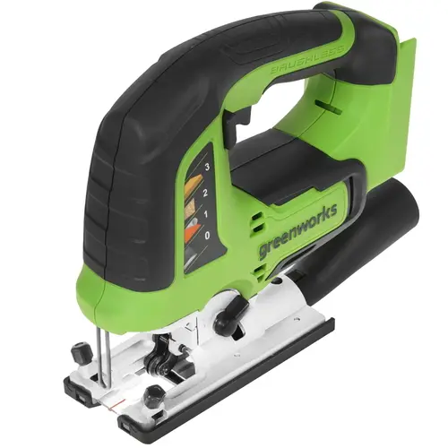 

Аккумуляторный лобзик GREENWORKS GD24JS, маятниковый ход, аккумуляторный, регулировка частоты хода, поставляется без аккумуляторов и зарядного устройства (3601407), GD24JS