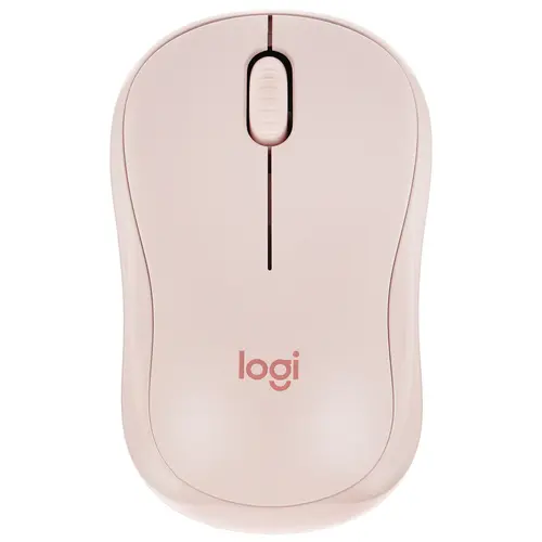 Мышь беспроводная Logitech M221 SILENT, 1000dpi, оптическая светодиодная, USB, розовый (910-006091)