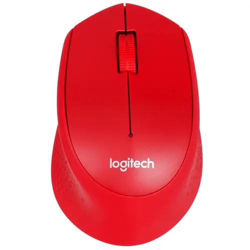 Мышь беспроводная Logitech M280, 1000dpi, оптическая светодиодная, USB/Радиоканал, красный (910-004308)