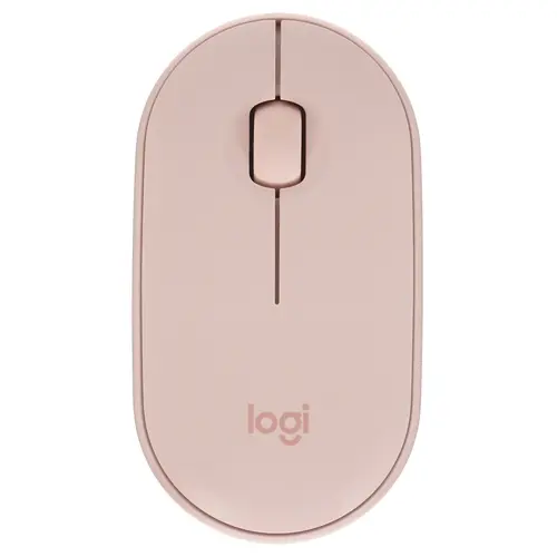 

Мышь беспроводная Logitech Pebble M350, 1000dpi, оптическая светодиодная, Bluetooth/USB, розовый (910-005575), Pebble M350