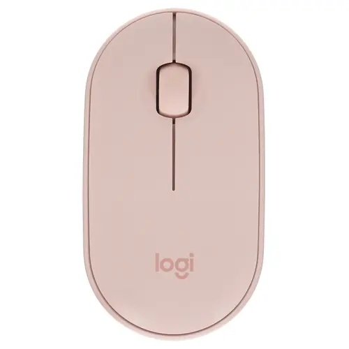 Мышь беспроводная Logitech Pebble M350, 1000dpi, оптическая светодиодная, Bluetooth/USB, розовый (910-005575)