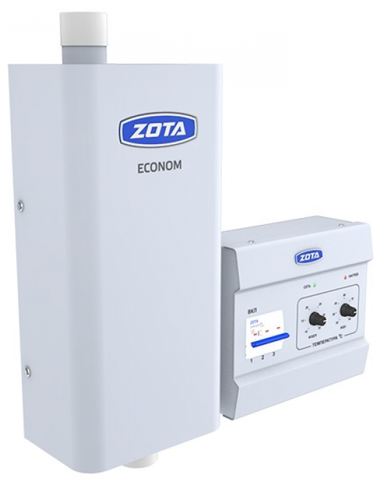 

Котел электрический ZOTA 4,5 Econom , 4.5 кВт, 220/380В, 4,5 Econom